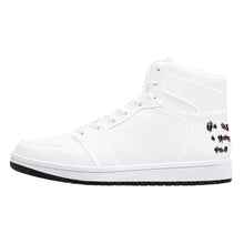 Load image into Gallery viewer, Ti Amo I love you - Exclusive Brand - White -Ti Amo I love you Logo -High-Top Synthetic Leather Sneakers
