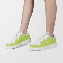 Load image into Gallery viewer, Ti Amo I love you - Exclusive Brand - Celery &amp; White - Low Top Unisex Sneakers
