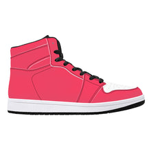 Load image into Gallery viewer, Ti Amo I love you - Exclusive Brand  - Radical Red - High-Top Synthetic Leather Sneakers - Black Soles
