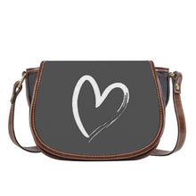 Load image into Gallery viewer, Ti Amo I love you - Exclusive Brand - Davy&#39;s Grey - Saddle Bag
