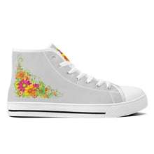 Load image into Gallery viewer, Ti Amo I love you - Exclusive Brand  - High-Top Canvas Shoes - White Soles
