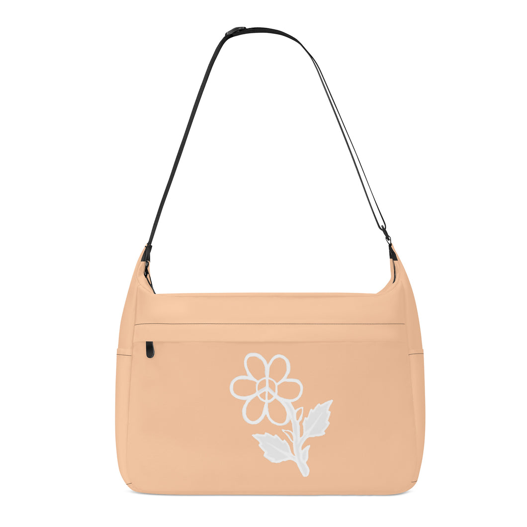 Ti Amo I love you - Exclusive Brand - Flesh - White Daisy - Journey Computer Shoulder Bag