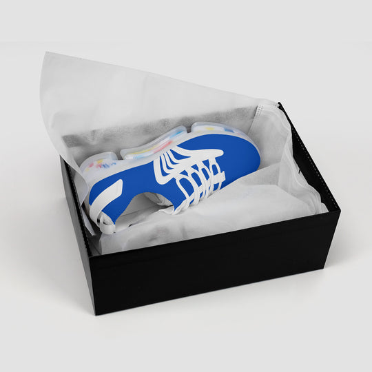 Ti Amo I love you - Exclusive Brand  - Absolute Zero Blue - Womens - Air Max React Sneakers - White Soles