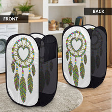 Load image into Gallery viewer, Ti Amo I love you - Exclusive Brand  - Laundry Hamper Black
