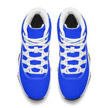 Load image into Gallery viewer, Ti Amo I love you - Exclusive Brand - Blue Blue Eyes - White Lettering - High Top Air Retro Sneakers - White
