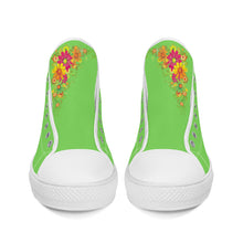 Load image into Gallery viewer, Ti Amo I love you - Exclusive Brand  - High-Top Canvas Shoes - White Soles
