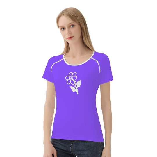 Ti Amo I love you - Exclusive Brand - Light Purple - White Daisy - Women's T shirt