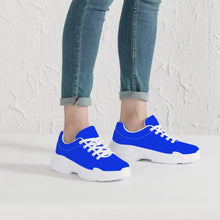 Load image into Gallery viewer, Ti Amo I love you - Exclusive Brand - Blue Blue Eyes - Angry Fish - Chunky Sneakers - White Soles
