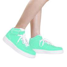 Load image into Gallery viewer, Ti Amo I love you - Exclusive Brand - Aquamarine - High Top Unisex Sneakers
