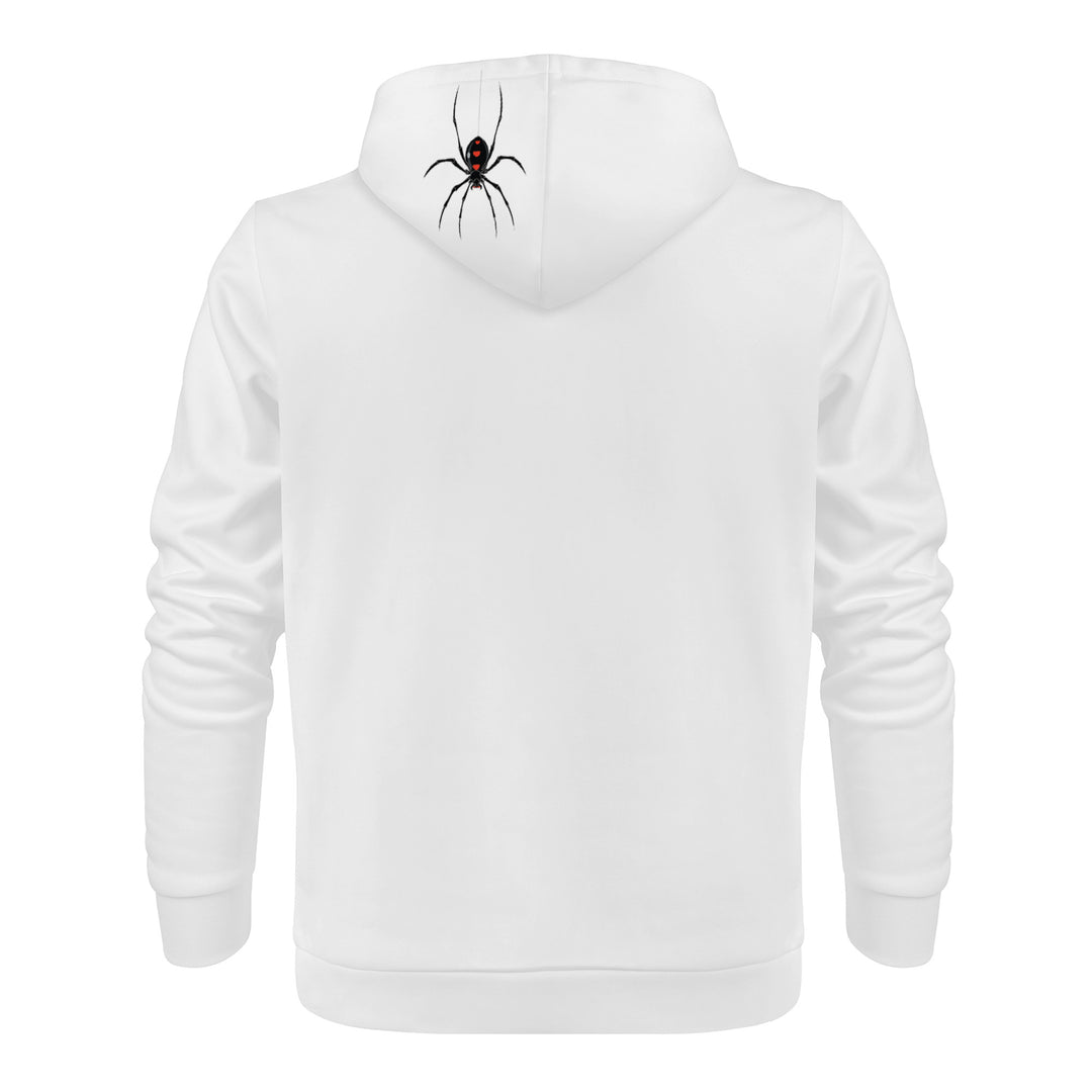 Ti Amo I love you - Exclusive Brand  - White - Spider  -Men's  Zip Hoodie