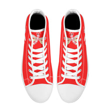 Load image into Gallery viewer, Ti Amo I love you - Exclusive Brand - High-Top Canvas Shoes - White Soles
