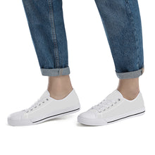 Load image into Gallery viewer, Ti Amo I love you - Exclusive Brand  -  Low-Top Canvas Shoes- White Soles
