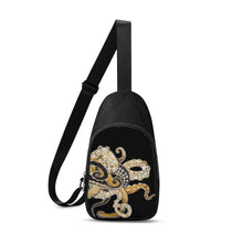 Load image into Gallery viewer, Ti Amo I love you - Exclusive Brand - Black - Octopus - Unisex Chest Bag
