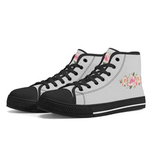 Load image into Gallery viewer, Ti Amo I love you - Exclusive Brand - High-Top Canvavs Shoes - Black Soles
