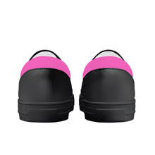 Load image into Gallery viewer, Ti Amo I love you - Exclusive Brand - Hot Pink - Skeleton Hands with Heart- Kids Slip-on shoes - Black Soles
