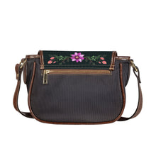 Load image into Gallery viewer, Ti Amo I love you - Exclusive Brand - Outer Space - Floral Bouquet - Saddle Bag
