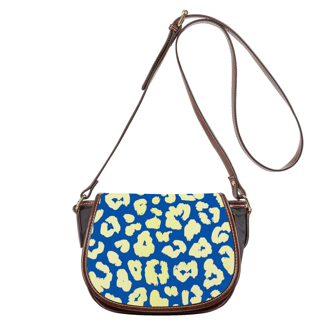 Ti Amo I love you - Exclusive Brand - Endeavour &  Shalimar Animal Pattern - Saddle Bag