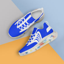 Load image into Gallery viewer, Ti Amo I love you - Exclusive Brand  - Blue Blue Eyes - Mens / Womens - Air Max React Sneakers - White Soles
