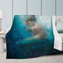 Load image into Gallery viewer, Ti Amo I love you - Exclusive Brand - Mermaid - Micro Fleece Blankets
