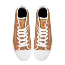 Load image into Gallery viewer, Ti Amo I love you - Exclusive Brand - High-Top Canvas Shoes - White Soles
