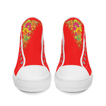 Load image into Gallery viewer, Ti Amo I love you - Exclusive Brand  - High-Top Canvas Shoes - White Soles
