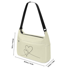 Load image into Gallery viewer, Ti Amo I love you - Exclusive Brand - Aths Special - Double Script Heart - Journey Computer Shoulder Bag
