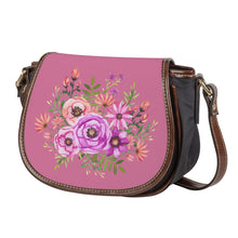 Load image into Gallery viewer, Ti Amo I love you - Exclusive Brand - Charm - Floral Bouquet -  Saddle Bag
