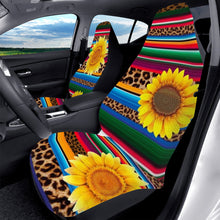 Load image into Gallery viewer, Ti Amo I love you - Exclusive Brand - Leopard &amp; Sunflowers - Car Seat Covers
