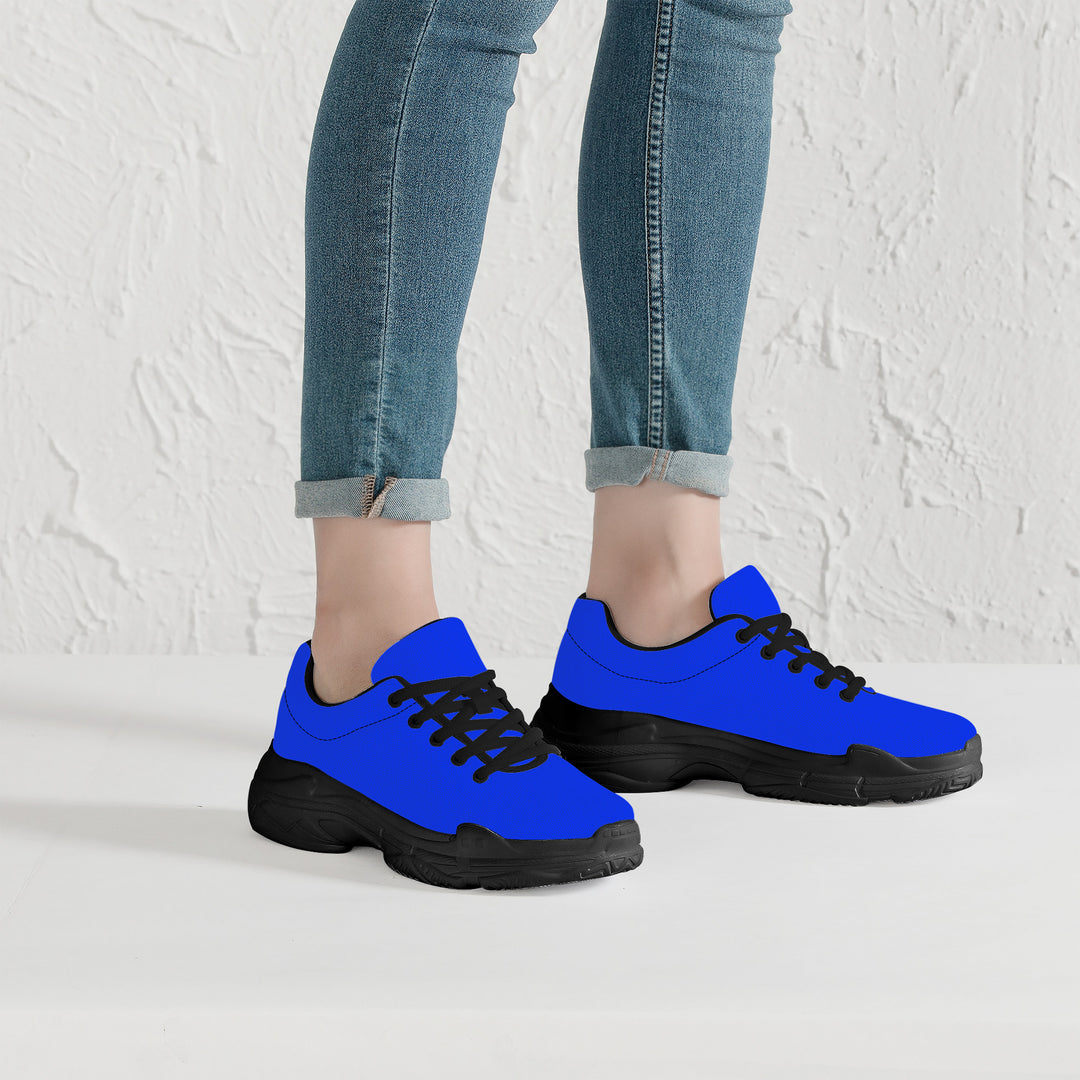 Ti Amo I love you  - Exclusive Brand  - Blue Blue Eyes - Double Black Heart - Chunky Sneakers - Black Soles
