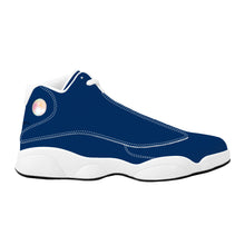 Load image into Gallery viewer, Ti Amo I love you - Exclusive Brand  - Astros Navy - Mens / Womens - Unisex  Basketball Shoes - White Laces
