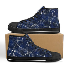 Load image into Gallery viewer, Ti Amo I love you  - Exclusive Brand  - High-Top Canvas Shoes - Black Soles
