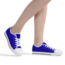 Load image into Gallery viewer, Ti Amo I love you - Exclusive Brand -  Low-Top Canvas Shoes With Customized Tongue - White
