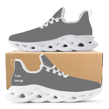 Load image into Gallery viewer, Ti Amo I love you -  Exclusive Brand  - Davy&#39;s Grey - Mens / Womens - Flex Control Sneakers - White Soles
