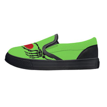 Load image into Gallery viewer, Ti Amo I love you - Exclusive Brand - Pastel Green - Kids Slip-on shoes - Black Soles
