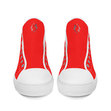 Load image into Gallery viewer, Ti Amo I love you - Exclusive Brand  - High-Top Canvas Shoes - White Soles
