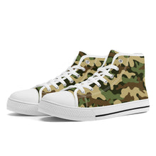 Load image into Gallery viewer, Ti Amo I love you - Exclusive Brand  - High-Top Canvas Shoes - White Soles
