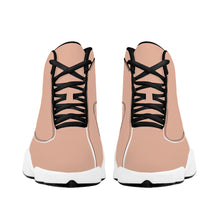 Load image into Gallery viewer, Ti Amo I love you  - Exclusive Brand  -  Almost Apricot - Mens / Womens  - Unisex  Basketball Shoes - Black  Laces
