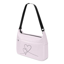 Load image into Gallery viewer, Ti Amo I love you - Exclusive Brand - Amour - Double Script Heart - Journey Computer Shoulder Bag
