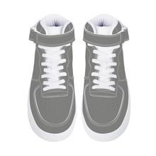 Load image into Gallery viewer, Ti Amo I love you - Exclusive Brand - Battleship Grey - High Top Unisex Sneakers
