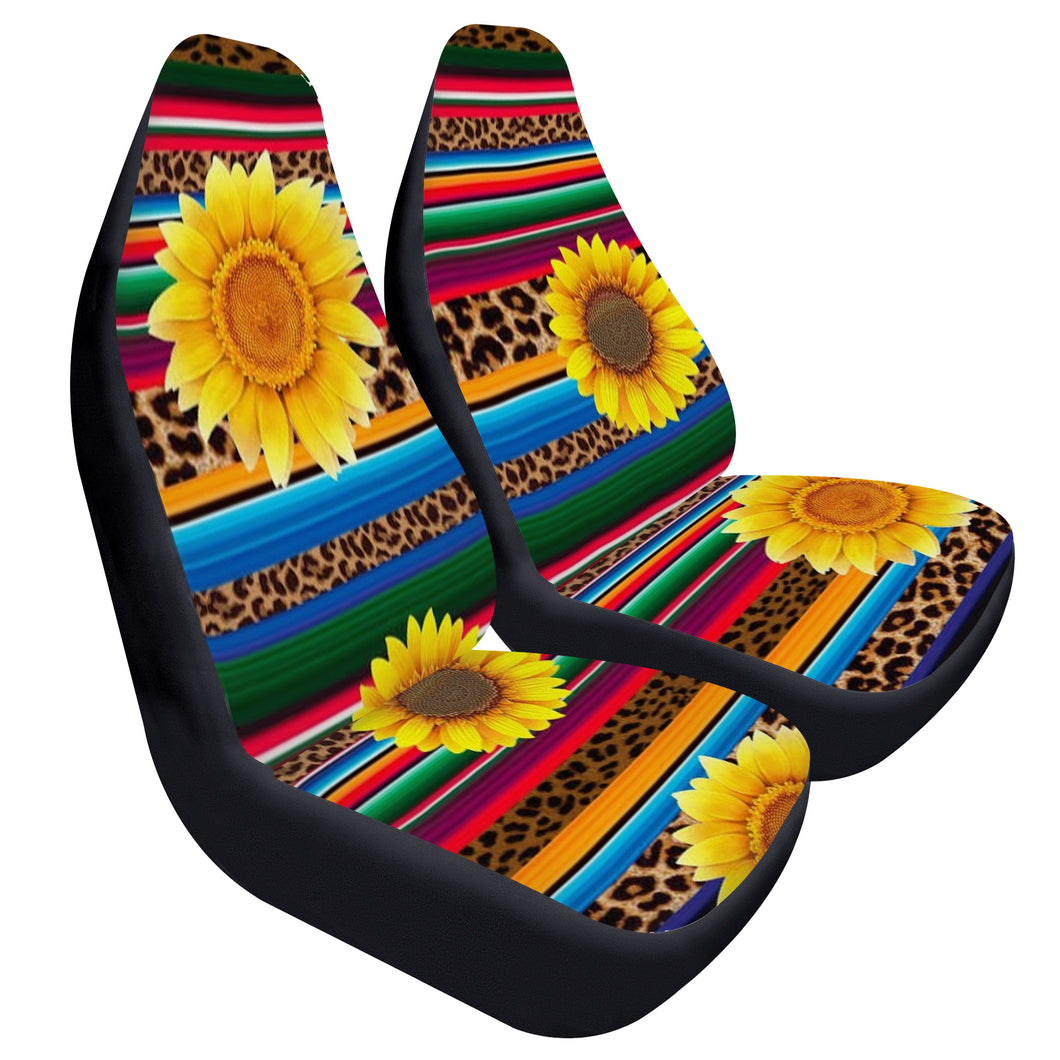 Ti Amo I love you - Exclusive Brand - Leopard & Sunflowers - Car Seat Covers