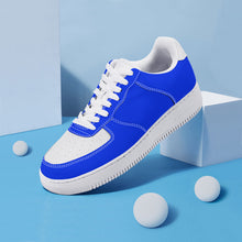 Load image into Gallery viewer, Ti Amo I love you - Exclusive Brand - Blue Blue Eyes - Low Top Unisex Sneakers -  Sizes: Big Kids 4.5-7 / Mens 4.5-14.5 / Womens 5.5-14
