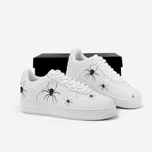 Load image into Gallery viewer, Ti Amo I love you - Exclusive Brand - White - Lots of Spiders - Mens / Womens -  Low Top Unisex Sneakers
