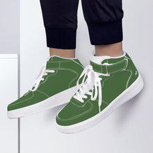 Load image into Gallery viewer, Ti Amo I love you - Exclusive Brand - Deep Artichoke - High Top Unisex Sneakers
