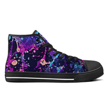 Load image into Gallery viewer, Ti Amo I love you - Exclusive Brand - High-Top Canvavs Shoes - Black Soles
