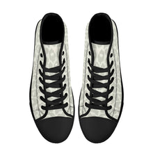 Load image into Gallery viewer, Ti Amo I love you - Exclusive Brand - High-Top Canvas Shoes - Black Soles
