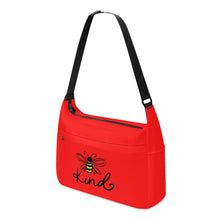 Load image into Gallery viewer, Ti Amo I love you - Exclusive Brand - Red - Bee Kind - Journey Computer Shoulder Bag
