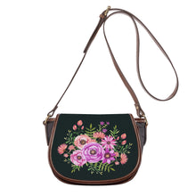 Load image into Gallery viewer, Ti Amo I love you - Exclusive Brand - Outer Space - Floral Bouquet - Saddle Bag
