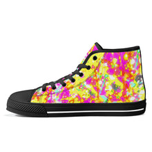 Load image into Gallery viewer, Ti Amo I love you - Exclusive Brand - High-Top Canvas Shoes - Black Soles
