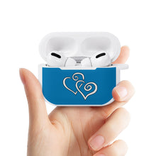 Load image into Gallery viewer, Ti Amo I love you - Exclusive Brand  - Lochmara  - Double White Heart - AirPods Pro Case Cover
