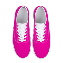 Load image into Gallery viewer, Ti Amo I love you -  Exclusive Brand  - Hollywood Cerise - Double White Heart -  Skate Shoe - White Soles
